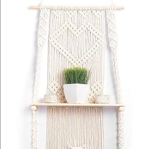 Macrame shelf